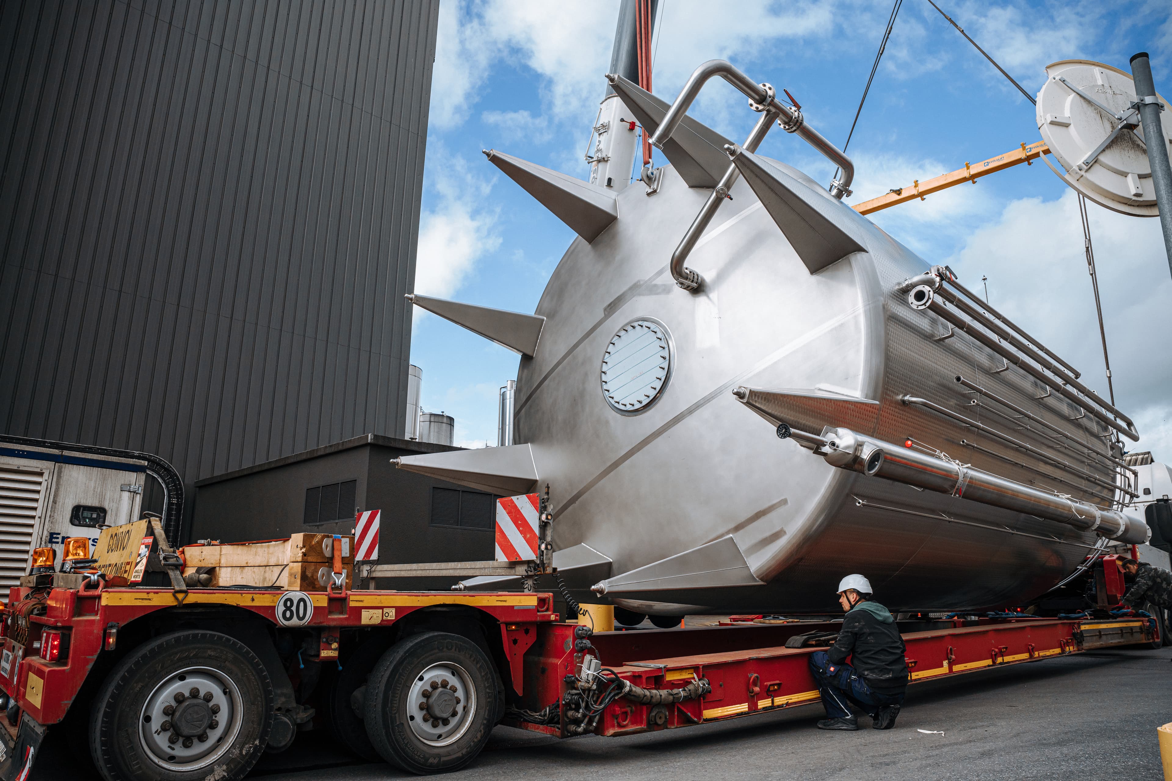 Transport of a sustainable fermenter